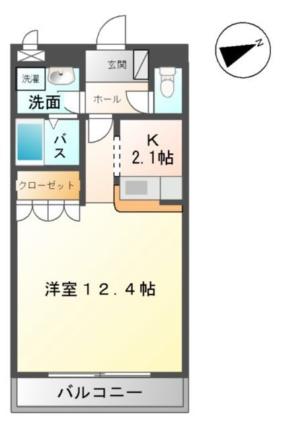 エバーレジダンス 102｜鳥取県鳥取市江津(賃貸アパート1K・1階・36.00㎡)の写真 その2
