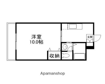 新和パレス 402｜岡山県岡山市北区奥田西町(賃貸マンション1K・4階・27.20㎡)の写真 その2