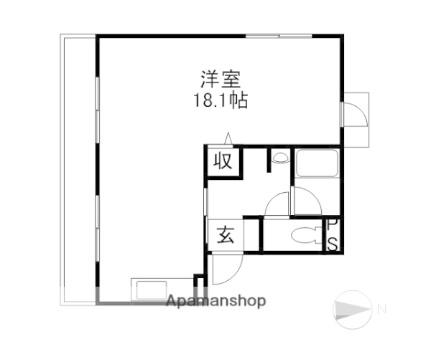 メゾンリーブル 201｜岡山県岡山市北区富田(賃貸マンション1R・2階・40.88㎡)の写真 その2