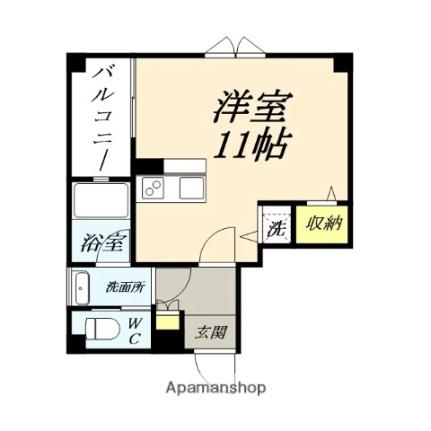 ｈｉｇｈｓ　ｔｏｐ　表町 701｜岡山県岡山市北区表町３丁目(賃貸マンション1R・7階・28.18㎡)の写真 その2