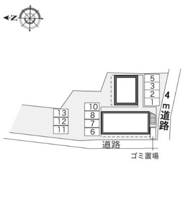 レオパレスグローリー 106｜岡山県岡山市南区新保(賃貸アパート1K・1階・23.18㎡)の写真 その18