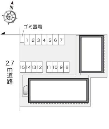 レオパレス鴨川 110｜岡山県岡山市北区北長瀬表町２丁目(賃貸アパート1K・1階・22.35㎡)の写真 その16