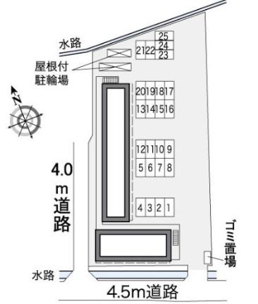 レオパレスガーデンハイツ富田 116｜岡山県岡山市北区富田(賃貸アパート1K・1階・23.18㎡)の写真 その15