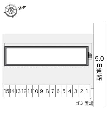 レオパレスプトゥラ 208｜岡山県岡山市北区青江３丁目(賃貸アパート1K・2階・22.70㎡)の写真 その15