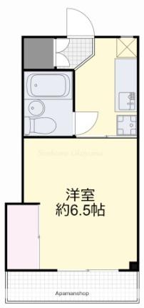 コーポきょうざんＡ 308 ｜ 岡山県岡山市北区伊島町３丁目（賃貸マンション1K・3階・15.94㎡） その2