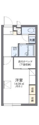 レオパレスラティエーラ1 106｜岡山県岡山市中区原尾島３丁目(賃貸アパート1K・1階・23.18㎡)の写真 その2