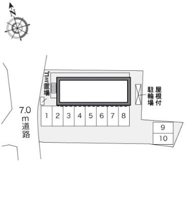 レオパレスクレール 104｜岡山県岡山市北区久米(賃貸アパート1K・1階・20.28㎡)の写真 その19