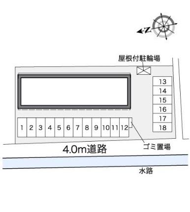 レオパレスシュウI 104｜岡山県岡山市中区米田(賃貸アパート1K・1階・23.61㎡)の写真 その15