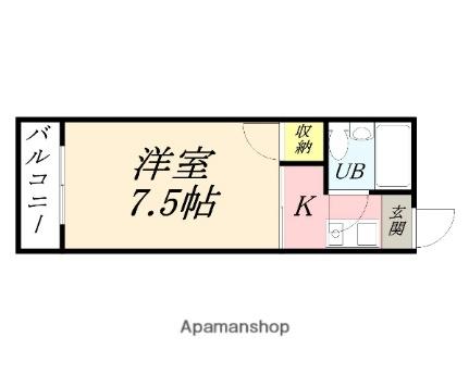 プレアール東古松 105｜岡山県岡山市北区東古松３丁目(賃貸マンション1K・1階・22.00㎡)の写真 その2