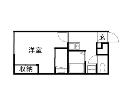 レオパレスエスポワール河内 208｜岡山県岡山市北区今保(賃貸アパート1K・2階・22.70㎡)の写真 その2