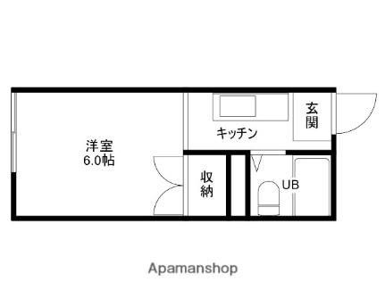 岡山県岡山市南区米倉(賃貸アパート1K・1階・17.95㎡)の写真 その2