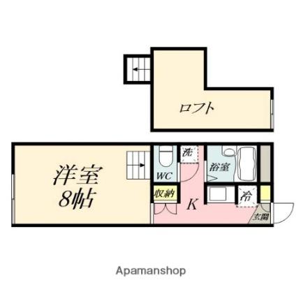 岡山県岡山市北区今６丁目(賃貸アパート1K・1階・20.37㎡)の写真 その2