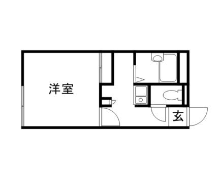 レオパレスジェイ新福 111｜岡山県岡山市南区新福１丁目(賃貸アパート1K・1階・20.28㎡)の写真 その2