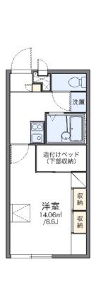 レオパレスラ・ホーレ 203｜岡山県岡山市北区青江５丁目(賃貸アパート1K・2階・23.18㎡)の写真 その2