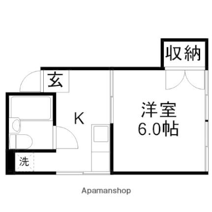 岡山県岡山市北区表町３丁目(賃貸マンション1K・4階・18.00㎡)の写真 その2