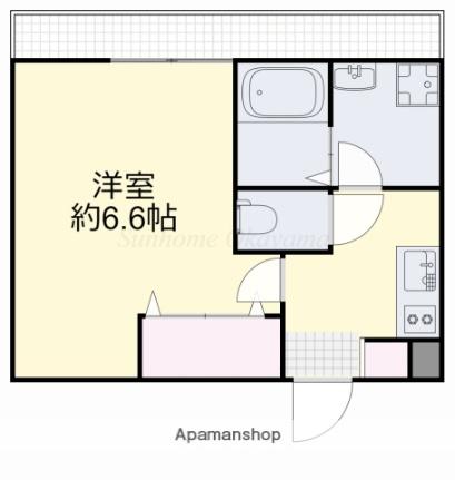 岡山県岡山市東区瀬戸町沖(賃貸アパート1K・3階・22.36㎡)の写真 その2