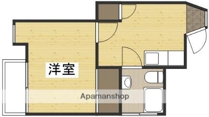 矢吹ビル 202｜岡山県岡山市北区柳町１丁目(賃貸マンション1DK・2階・28.35㎡)の写真 その2