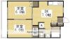 西川コーポ9階5.3万円