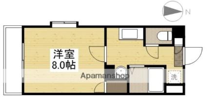 ルナ国体町 508｜岡山県岡山市北区国体町(賃貸マンション1K・5階・24.80㎡)の写真 その2