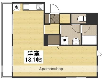 メゾンリーブル 101｜岡山県岡山市北区富田(賃貸マンション1R・1階・40.88㎡)の写真 その2