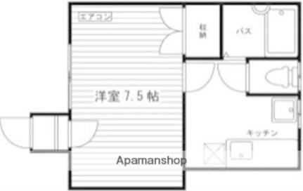 ルボン津島I 102 ｜ 岡山県岡山市北区津島東４丁目（賃貸アパート1K・1階・23.60㎡） その2