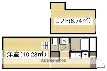 ピアホーム下中野 ｜岡山県岡山市北区下中野(賃貸アパート1K・1階・19.87㎡)の写真 その2