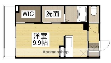 アドラシオン津島 205｜岡山県岡山市北区津島南１丁目(賃貸マンション1R・2階・29.58㎡)の写真 その2