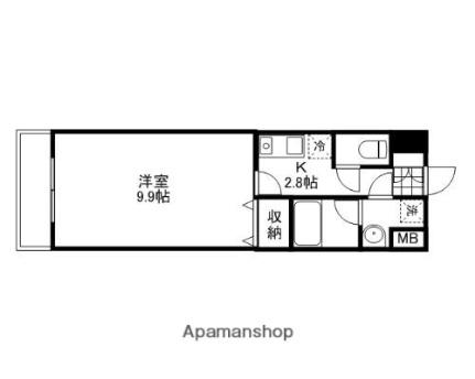 ｗｉｌｌＤｏ岡山大供 ｜岡山県岡山市北区大供３丁目(賃貸マンション1K・11階・30.40㎡)の写真 その2