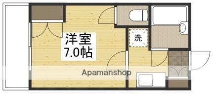 プレアール後楽園 102｜岡山県岡山市中区浜１丁目(賃貸マンション1K・1階・19.11㎡)の写真 その2