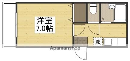 プレアール西川原 106｜岡山県岡山市中区西川原１丁目(賃貸マンション1K・1階・21.75㎡)の写真 その2