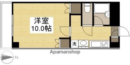 パストラルＫ 206｜岡山県岡山市北区上中野２丁目(賃貸マンション1K・2階・29.52㎡)の写真 その2