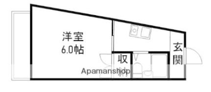 プレアール岡山医大東II 305 ｜ 岡山県岡山市北区岡町（賃貸マンション1K・3階・21.00㎡） その2