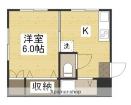 岡山県岡山市北区伊福町３丁目（賃貸マンション1K・4階・24.52㎡） その2