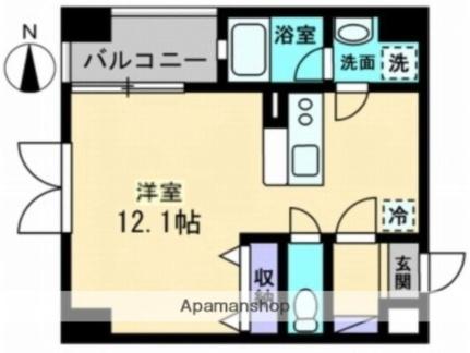 岡山県岡山市北区表町３丁目(賃貸マンション1R・4階・30.26㎡)の写真 その2