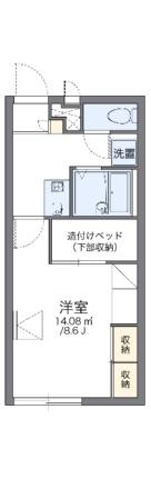 レオパレスサンハイム今 204｜岡山県岡山市北区今６丁目(賃貸アパート1K・2階・23.18㎡)の写真 その2