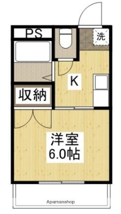 あるふぁ南方II 108｜岡山県岡山市北区南方５丁目(賃貸マンション1K・1階・23.00㎡)の写真 その2