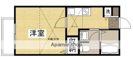 ラフィネ中島Ａ 202｜岡山県倉敷市中島(賃貸アパート1K・2階・30.40㎡)の写真 その2