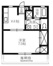 モンプリエール　Ｂ 103｜岡山県倉敷市四十瀬(賃貸アパート1K・1階・29.81㎡)の写真 その2