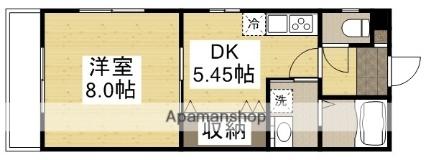 岡山県岡山市南区新保(賃貸マンション1DK・2階・36.86㎡)の写真 その2