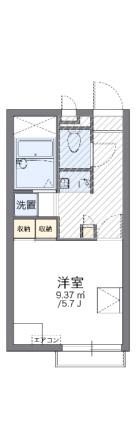 レオパレスウイング新福 208｜岡山県岡山市南区新福１丁目(賃貸アパート1K・2階・20.28㎡)の写真 その2