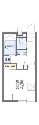 レオパレス都 101｜岡山県岡山市中区長岡(賃貸アパート1K・1階・20.28㎡)の写真 その2