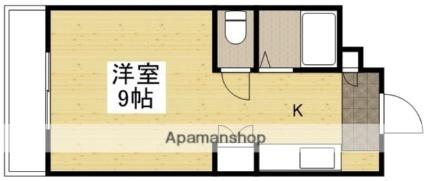 岡山県岡山市北区今７丁目（賃貸マンション1R・1階・26.40㎡） その2