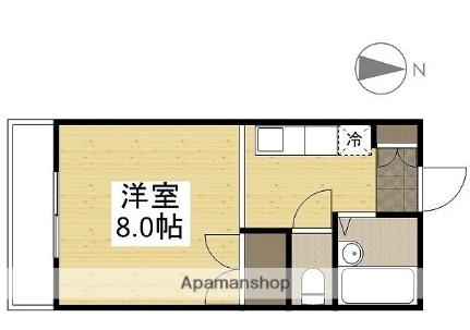 プレアール岡山医大東 103｜岡山県岡山市北区清輝橋２丁目(賃貸マンション1K・1階・23.10㎡)の写真 その2