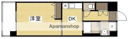 岡山県岡山市北区島田本町１丁目(賃貸マンション1DK・5階・32.00㎡)の写真 その2