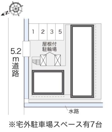 レオパレスグローリーII 103｜岡山県岡山市南区新保(賃貸アパート1K・1階・22.70㎡)の写真 その18