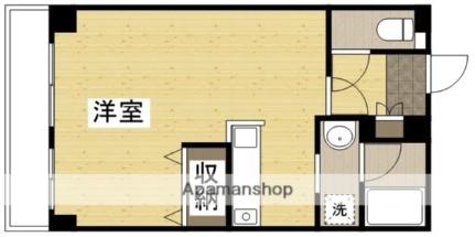 ジュメル倉敷 ｜岡山県倉敷市二子(賃貸マンション1K・4階・31.50㎡)の写真 その2