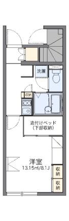 レオパレスソフィア　Ｂ 105｜岡山県倉敷市連島町鶴新田(賃貸アパート1K・1階・23.60㎡)の写真 その2