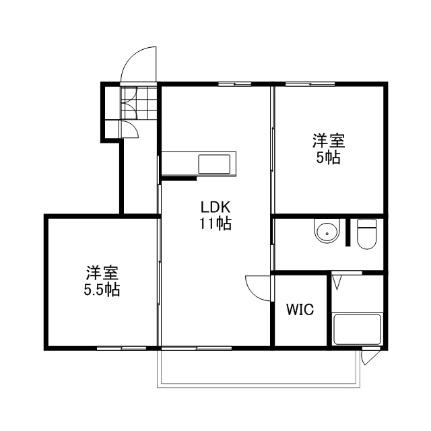 岡山県岡山市東区瀬戸町瀬戸（賃貸アパート2LDK・1階・49.46㎡） その2