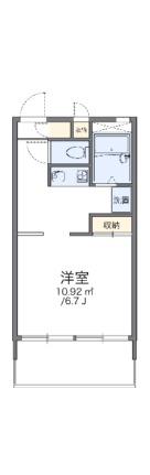 レオパレスソレーユ青江第一 204｜岡山県岡山市北区青江１丁目(賃貸マンション1K・2階・23.18㎡)の写真 その2