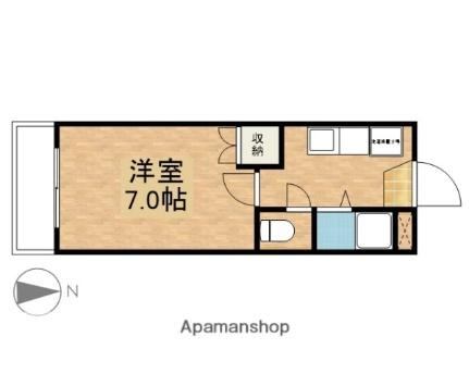 レジェンド寿 302｜岡山県岡山市北区寿町(賃貸アパート1K・3階・24.30㎡)の写真 その2